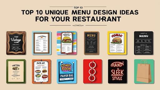 Top 10 Unique Menu Design Ideas for Your Restaurant